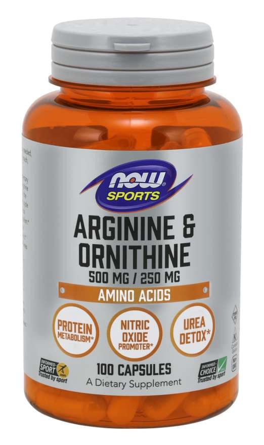 Arginin & Ornitin - NOW Foods