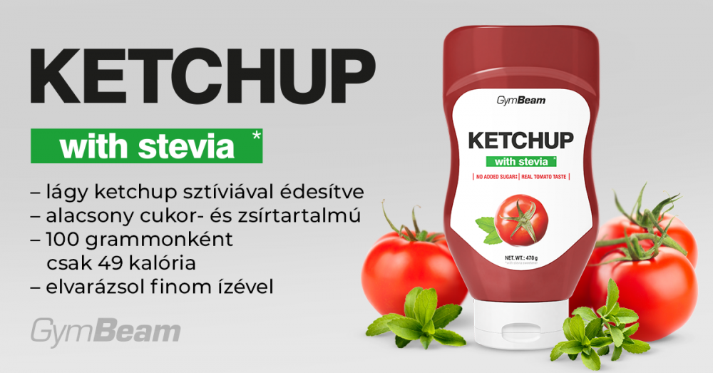 Sztéviával édesített ketchup - GymBeam