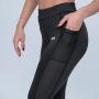 Mesh Black női leggings - GymBeam