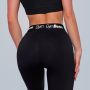 Simple Black női leggings - GymBeam