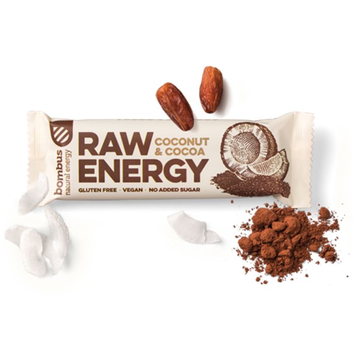 Raw Energy Bar 50g - BOMBUS 