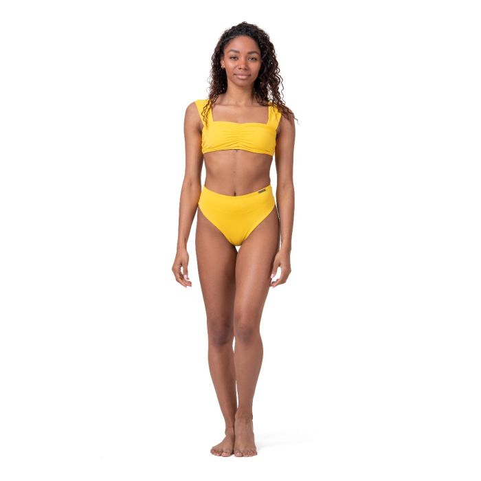 Miami Retro Yellow bikini felső - NEBBIA