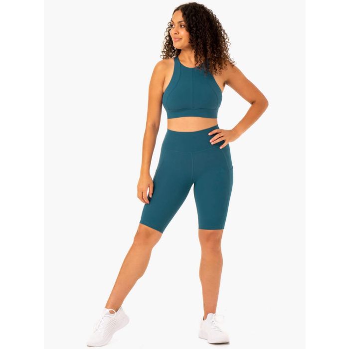 Reset High Impact Teal sportmelltartó – Ryderwear