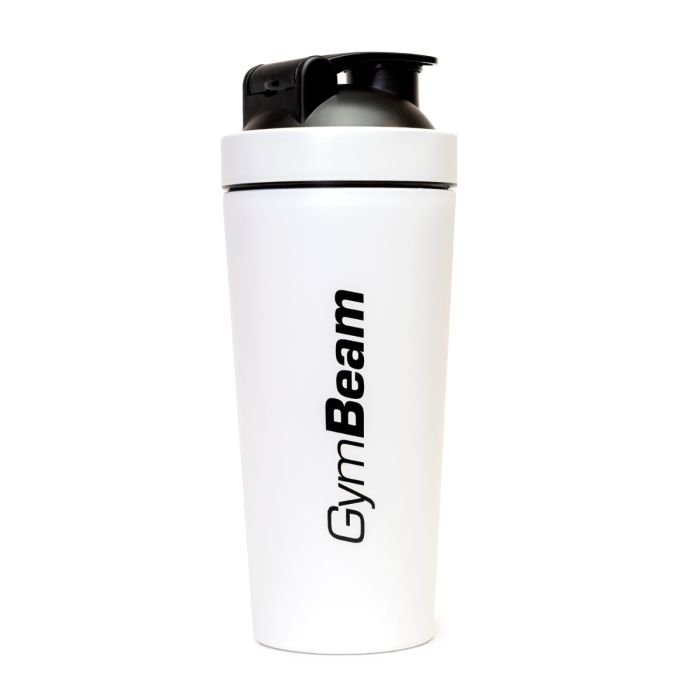 Steel White shaker 750 ml - GymBeam