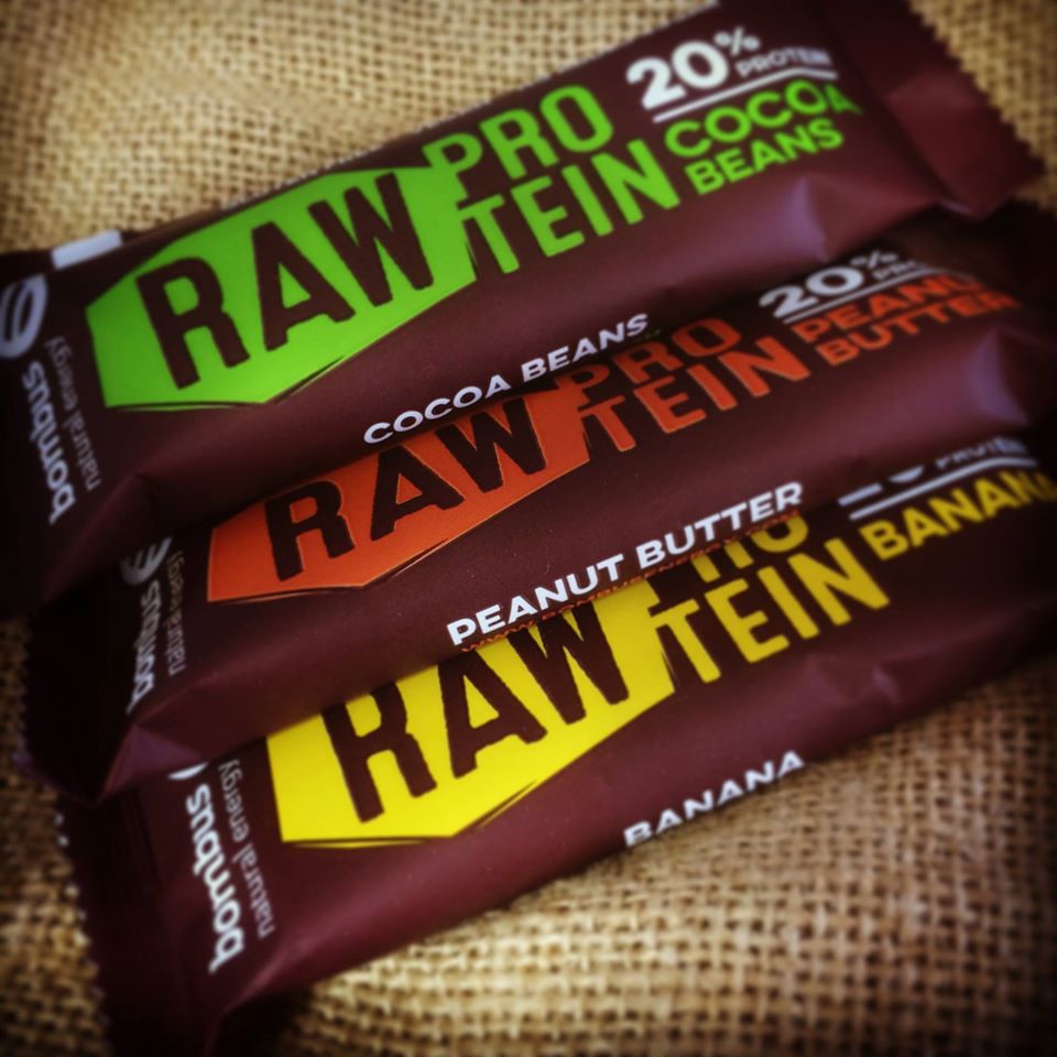  Raw Protein Bar 50 g - BOMBUS 