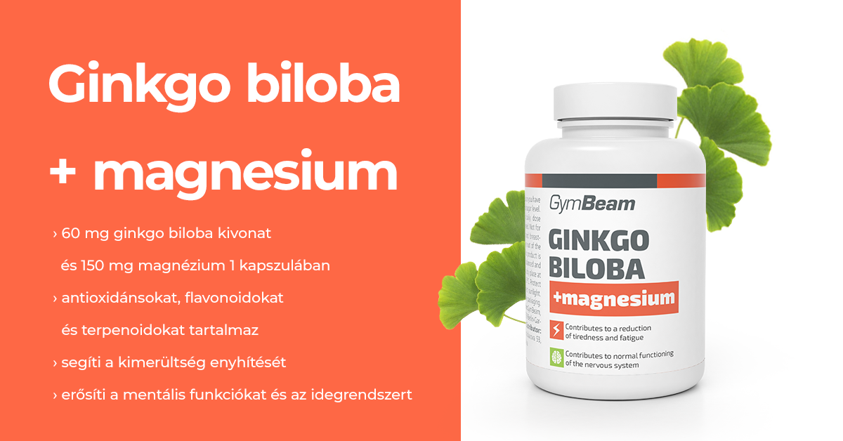 Ginkgo Biloba + Magnézium - GymBeam