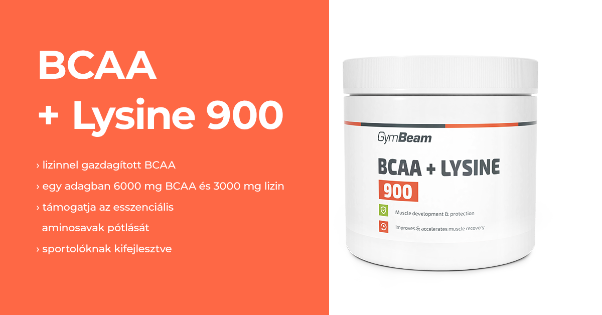 BCAA + Lizin 900 - GymBeam